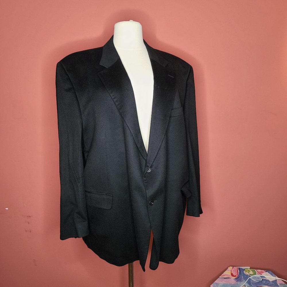 Men's Black Cashmere  Blazer